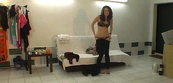 Real czech teen in hot backstage clip